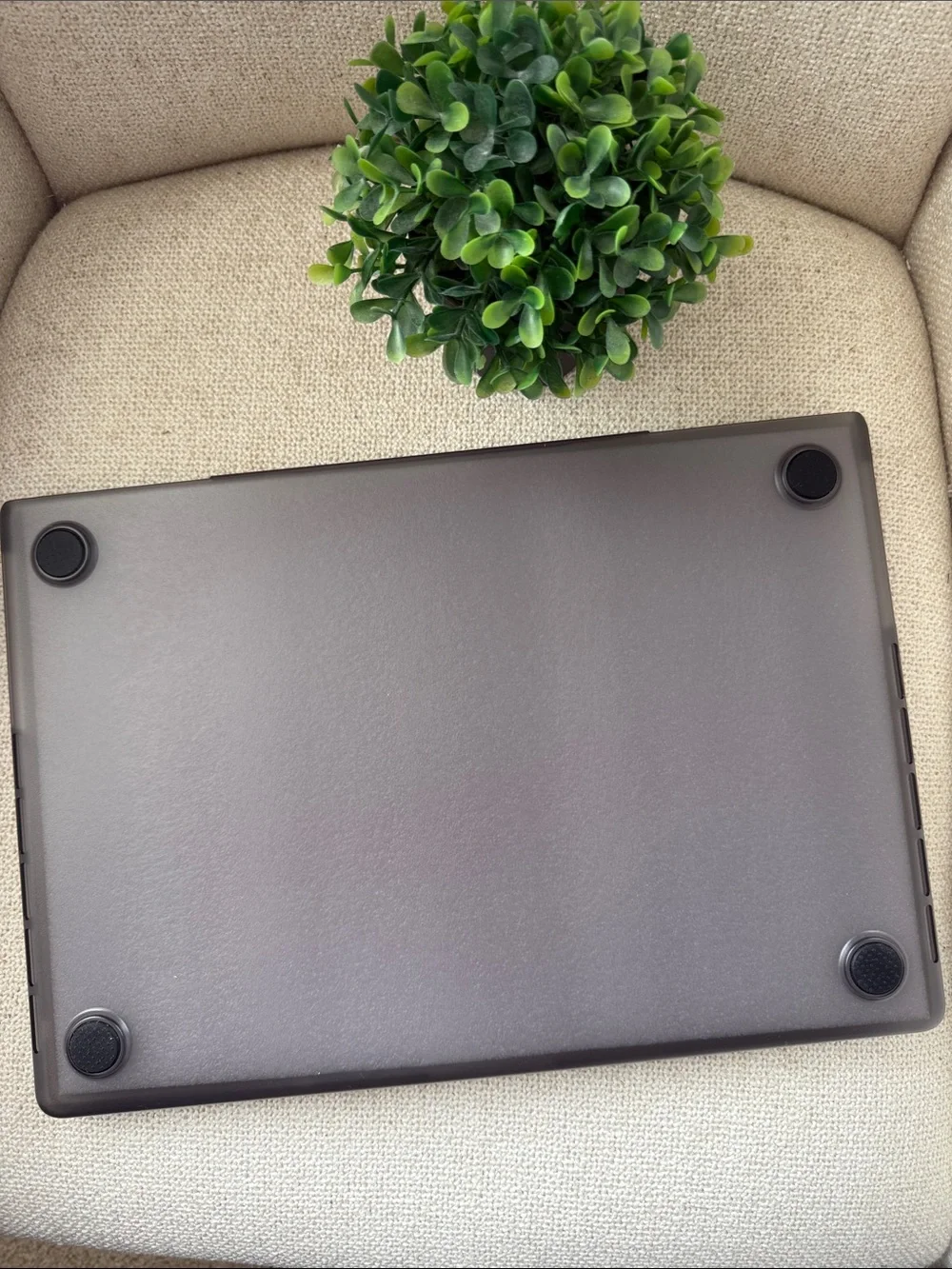 Black Transparent MacBook Cover for 16” MacBook/laptop - Universal Fit